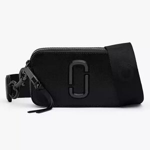 THE SNAPSHOT DTM Black Crossbody Bag Saffiano Leather
